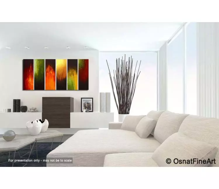 abstract painting - living room 4