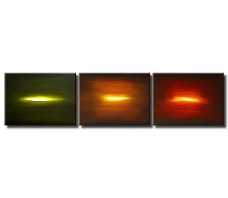 abstract painting - triptych modern decor