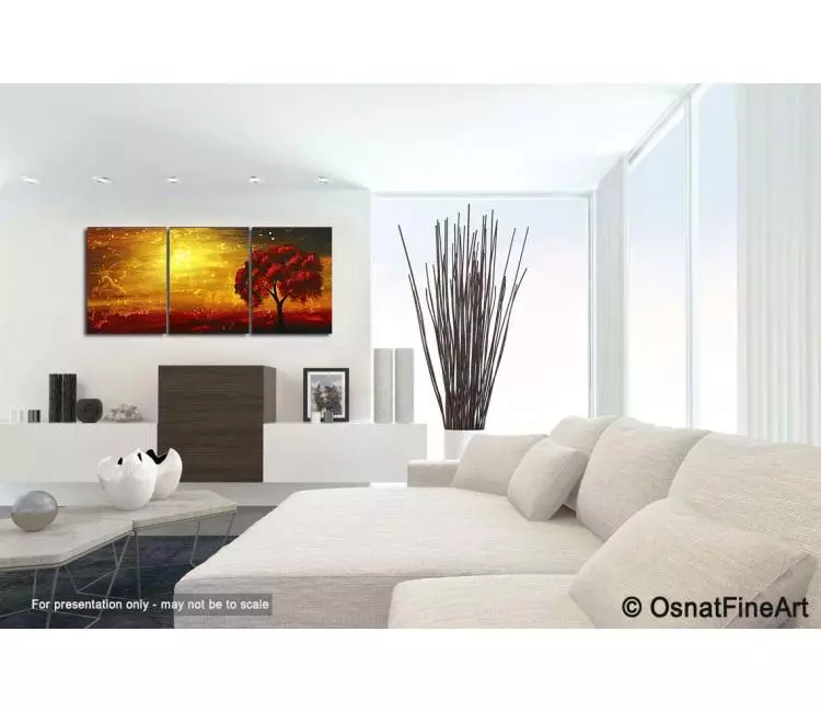 forest painting - living room 4