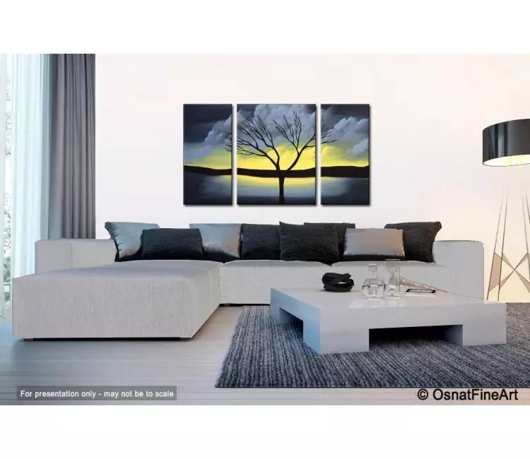 landscape paintings - living room 3