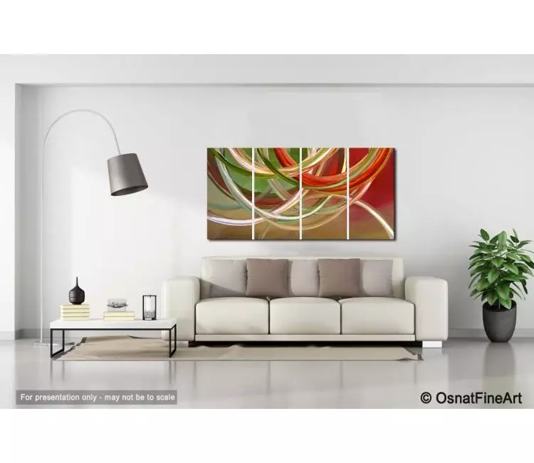 arcs painting - living room 2