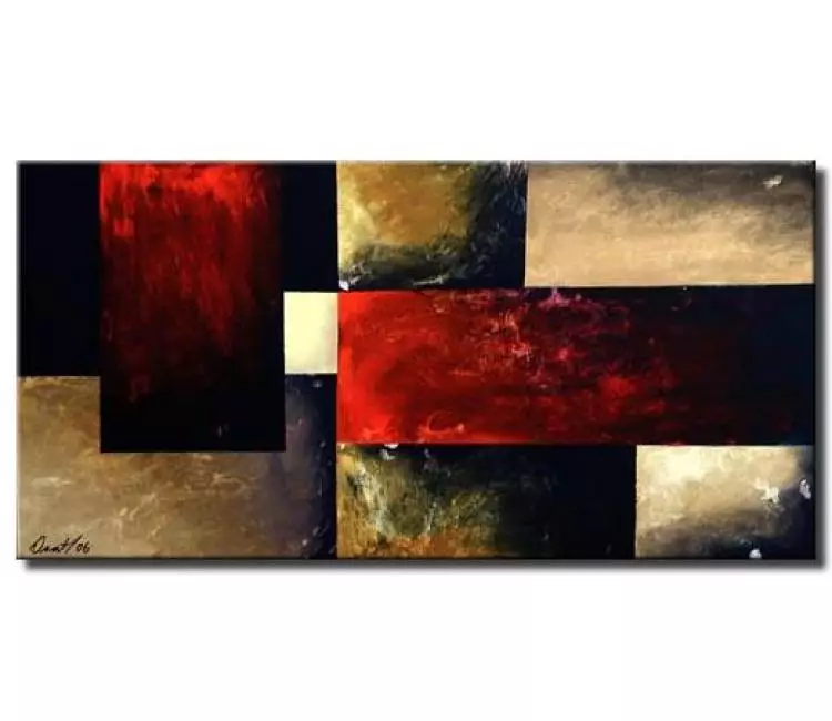 geometric painting - geometric modern abstract art for living room office bedroom original affordable abstract paintings online