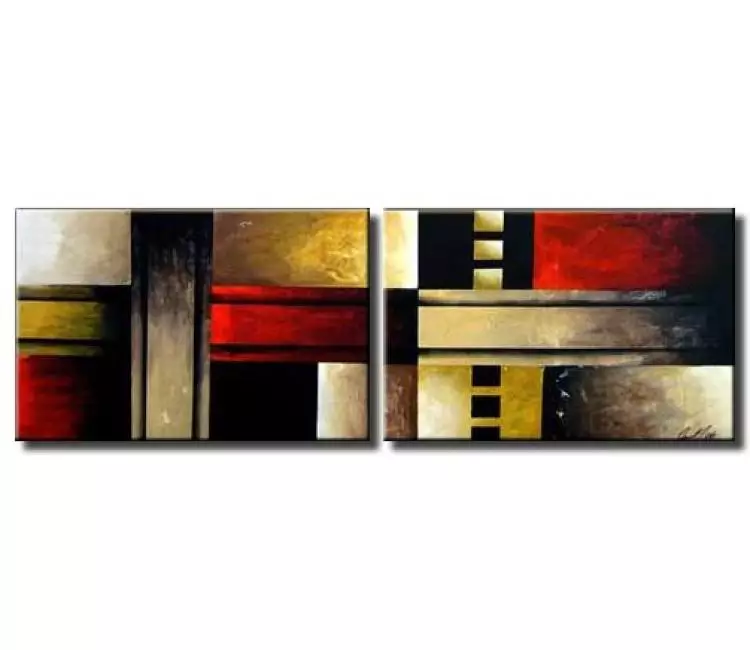 geometric painting - large geometric modern abstract art for living room office bedroom original affordable abstract paintings online