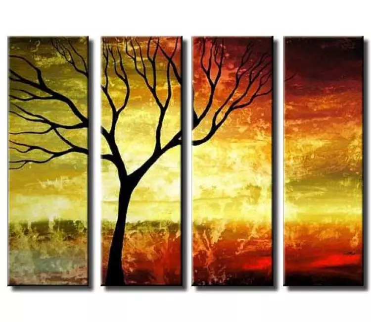 landscape painting - abstract tree artwork for sale hand painted tree art original contemporary abstract wall decor