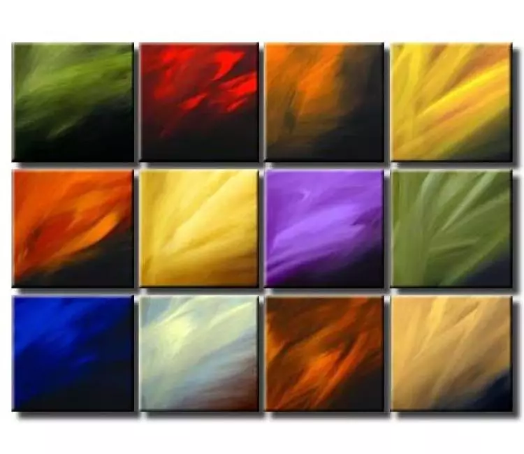 geometric painting - colorful contemporary abstract art modern original abstract paintings for home decor office and living room