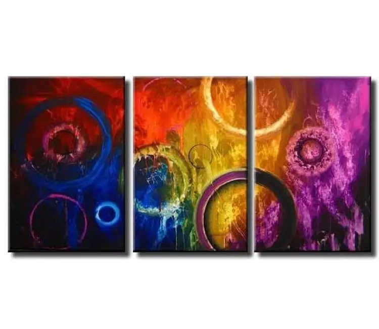 abstract painting - colorful large contemporary abstract paintings for home decor living room office and dining room