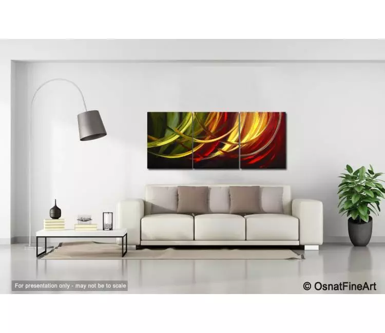 arcs painting - living room 2