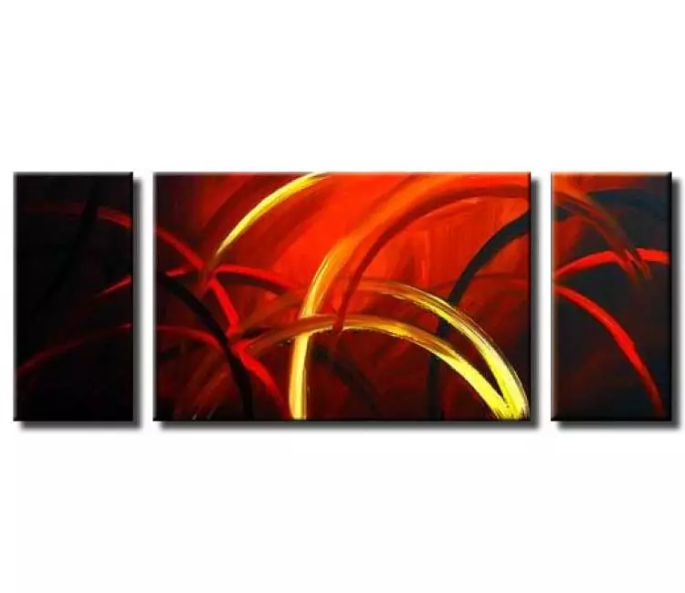 arcs painting - large contemporary abstract painting