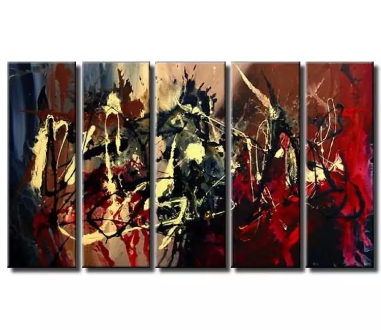 abstract painting - abstract splash painting