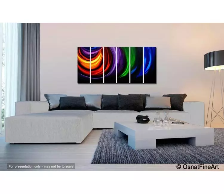 arcs painting - living room 3