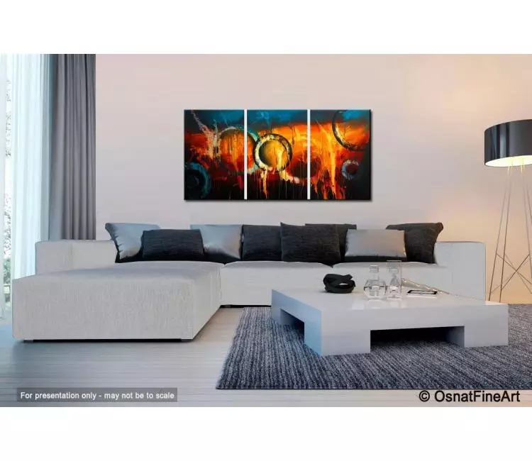 celestial painting - living room 3