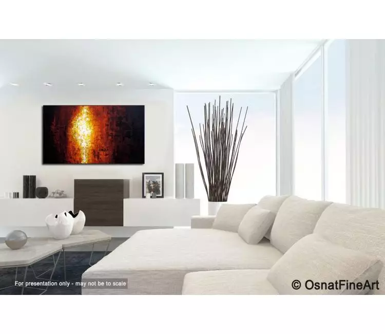 fire painting - living room 4