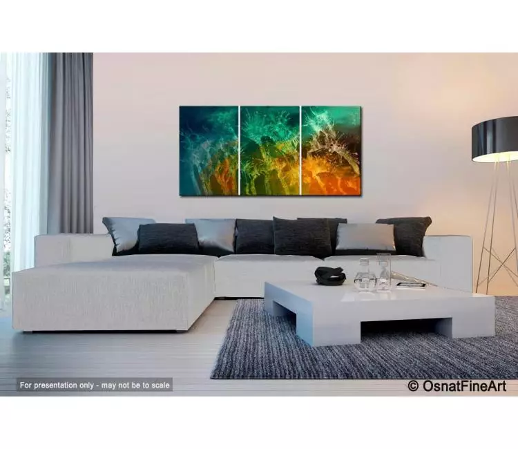 fluid painting - living room 3
