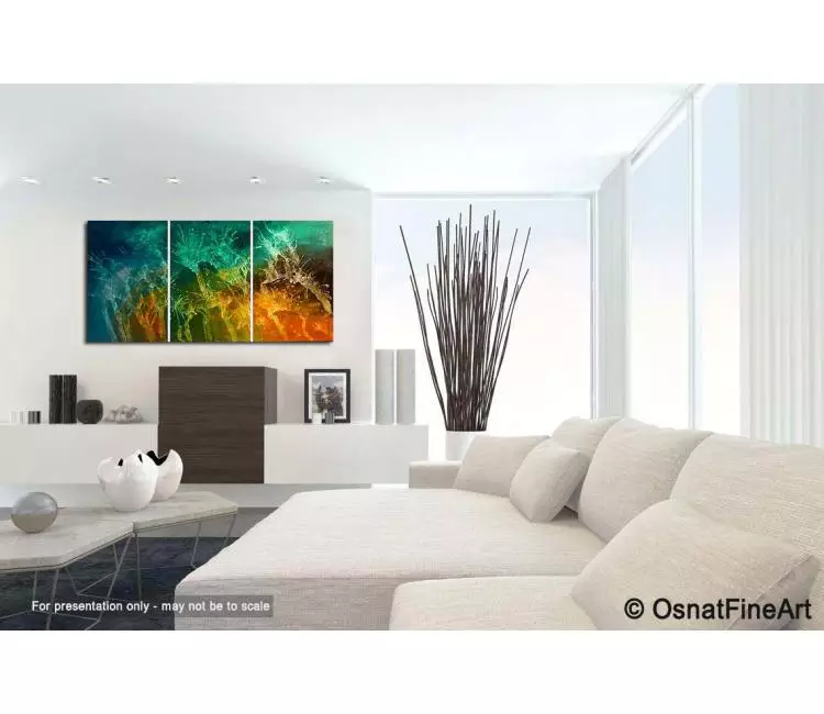 fluid painting - living room 4