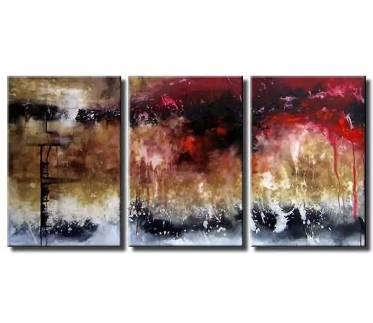 fluid painting - big original abstract painting on canvas modern living room wall art for living room office