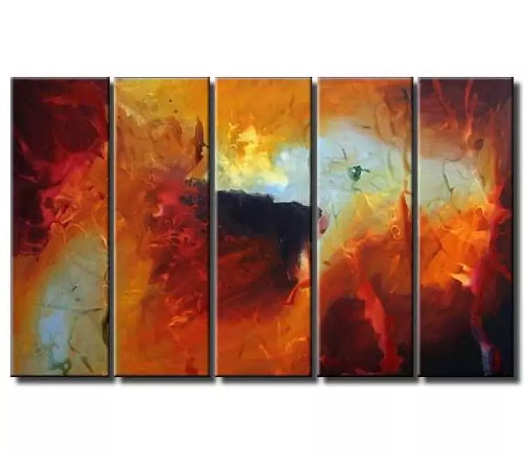 fluid painting - modern wall painting