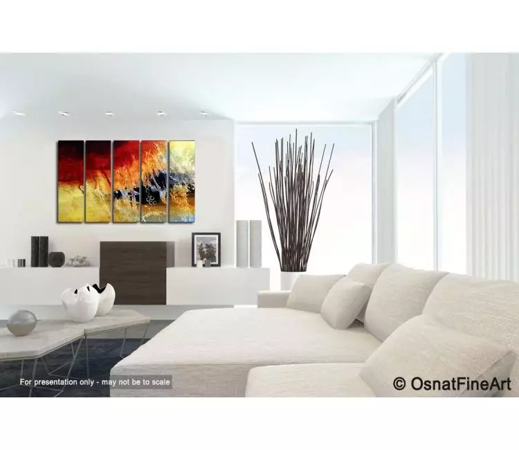fluid painting - living room 4