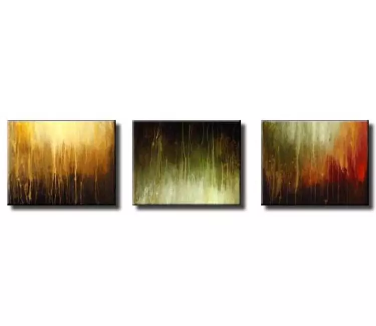 abstract painting - modern original earth tone colors abstract art on canvas big art decor for big spaces