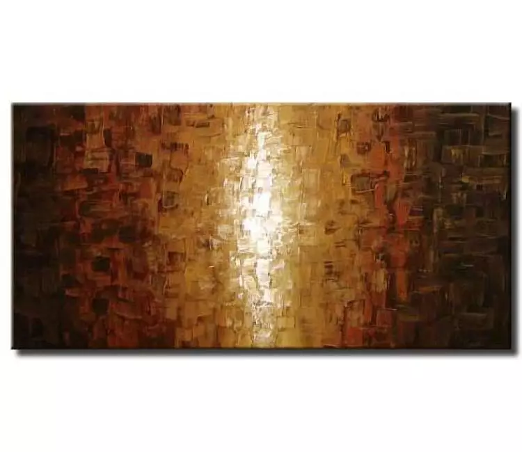 abstract painting - original textured modern brown abstract painting on canvas neutral decorative art for living room