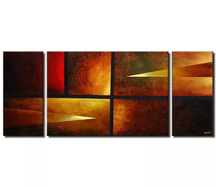 geometric painting - original contemporary art on canvas big geometric abstract painting modern wall art for living room