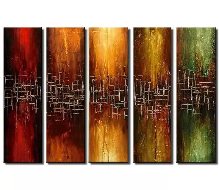 abstract painting - big modern abstract painting on canvas beautiful living room office contemporary art