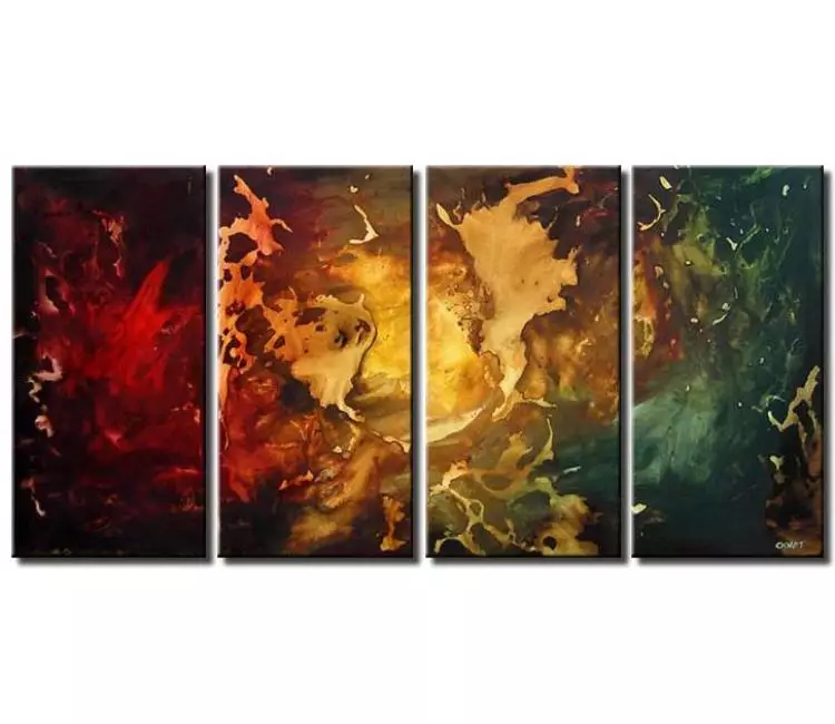 fluid painting - big modern earth tone abstract painting on canvas original beautiful living room office wall art