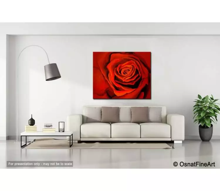 floral painting - living room 2