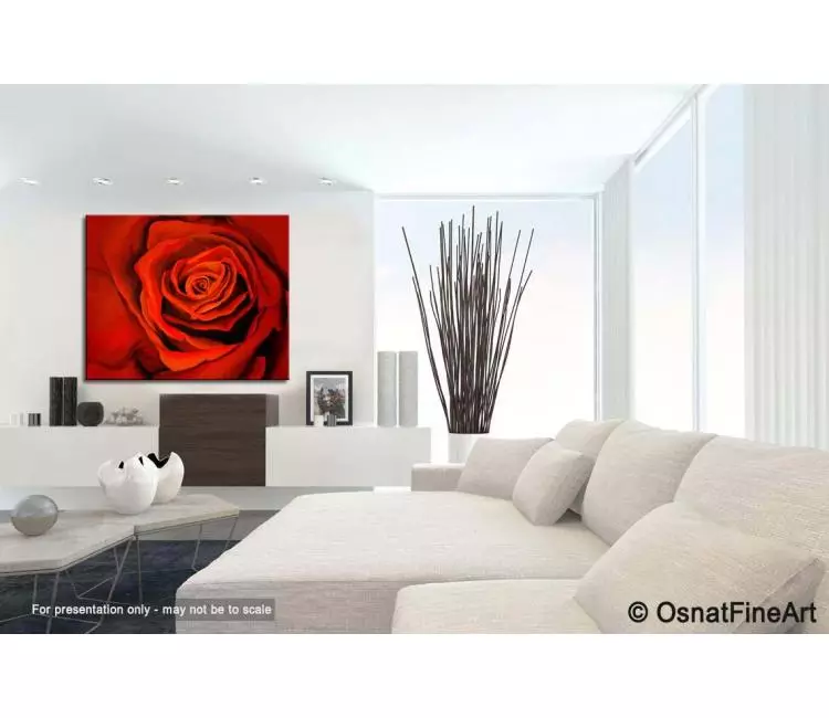 floral painting - living room 3