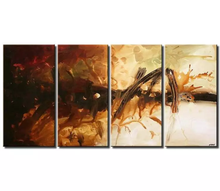 fluid painting - big modern abstract painting on canvas contemporary large living room office wall art