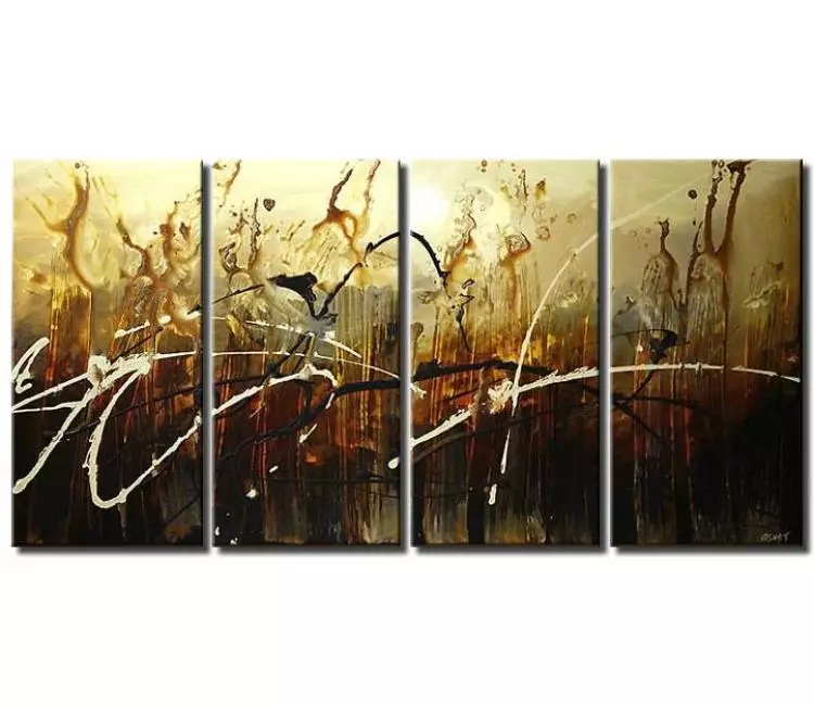 abstract painting - big modern neutral abstract painting on canvas large beautiful abstract wall art