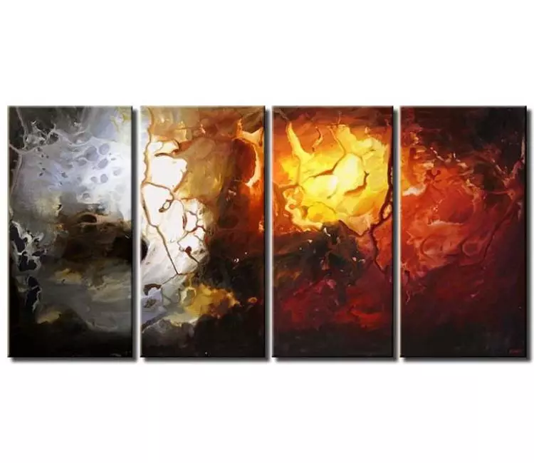 fluid painting - big modern abstract painting on canvas large beautiful abstract wall art