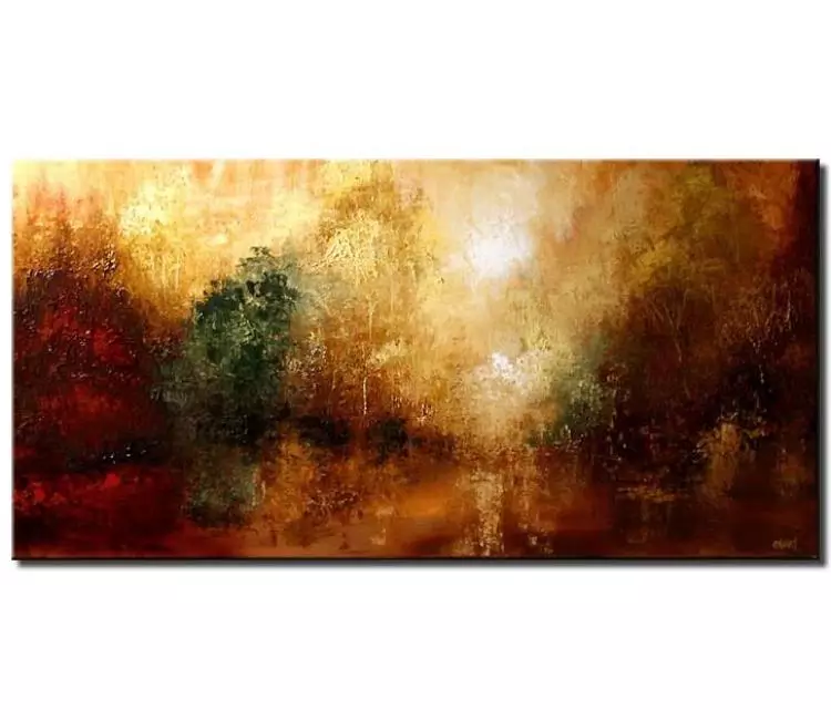 landscape paintings - beautiful landscape painting on canvas modern abstract trees art for living room