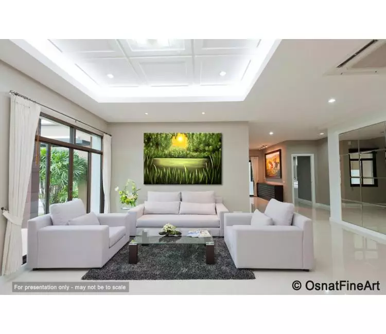 forest painting - living room 5