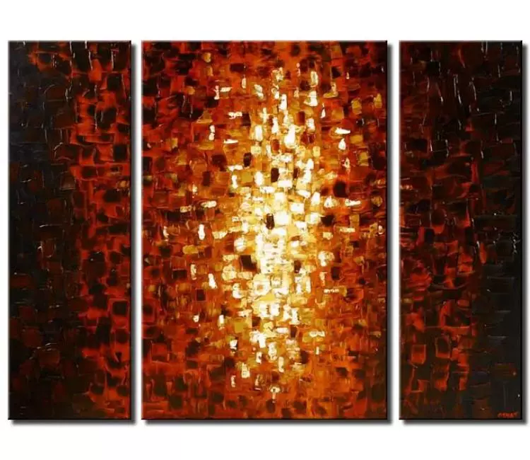 abstract painting - beautiful red abstract art painting on canvas original textured modern wall art