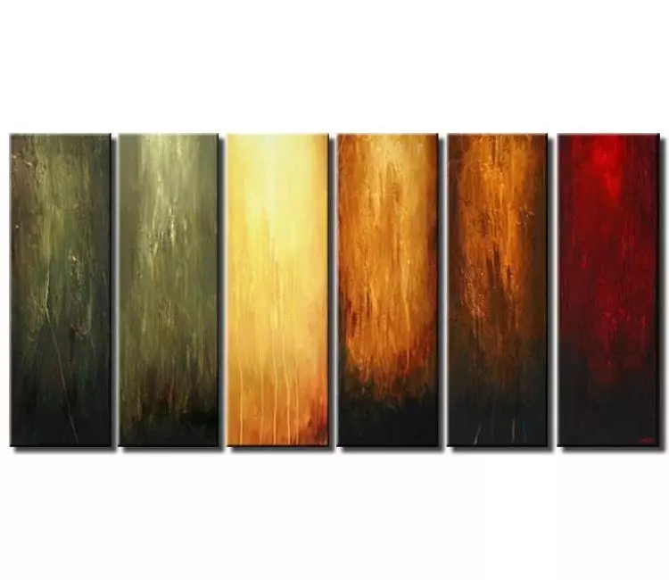 abstract painting - large modern abstract painting on canvas big contemporary art for living room in earth tone colors