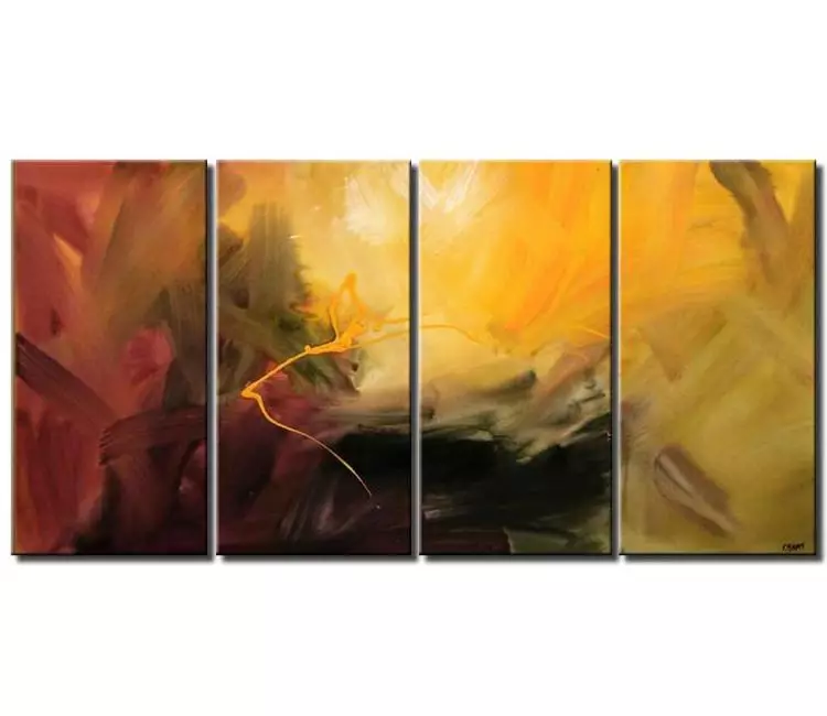 abstract painting - big modern simple abstract painting on canvas for living room bedroom art