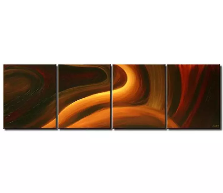 abstract painting - long abstract painting on canvas modern wall art for bedroom living room and office