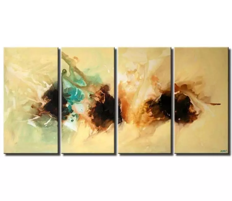 fluid painting - large neutral abstract painting on canvas big modern wall art beautiful contemporary living room wall art