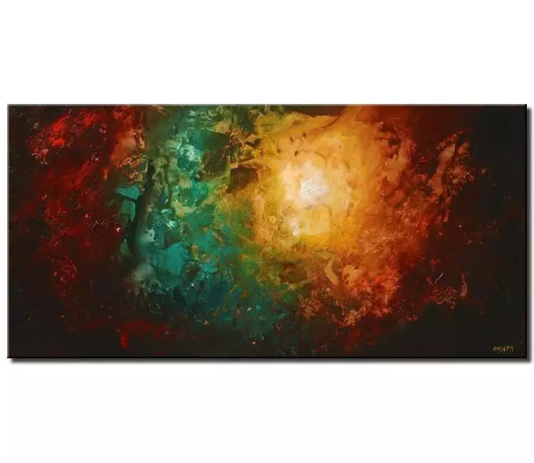 abstract painting - best abstract art on canvas modern beautiful earth tones colors wall art