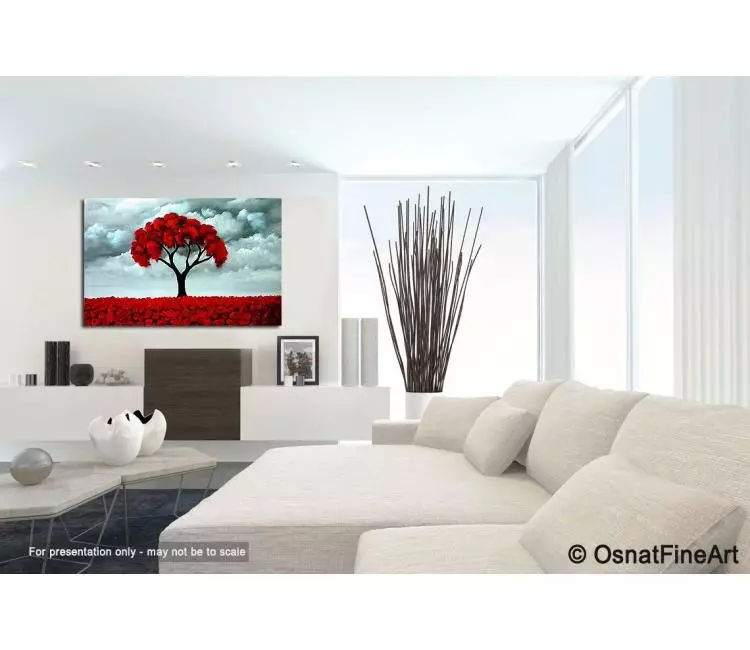 forest painting - living room 4