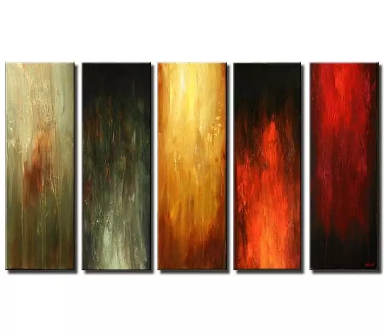 abstract painting - big wall art for living room original large canvas art in earth tone colors extra large modern abstract art for big spaces