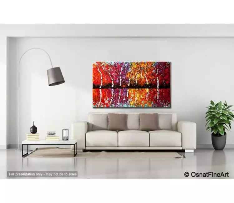 forest painting - living room 2