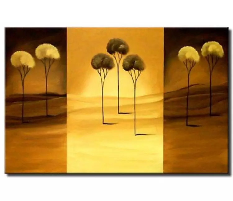forest painting - desert flowers painting