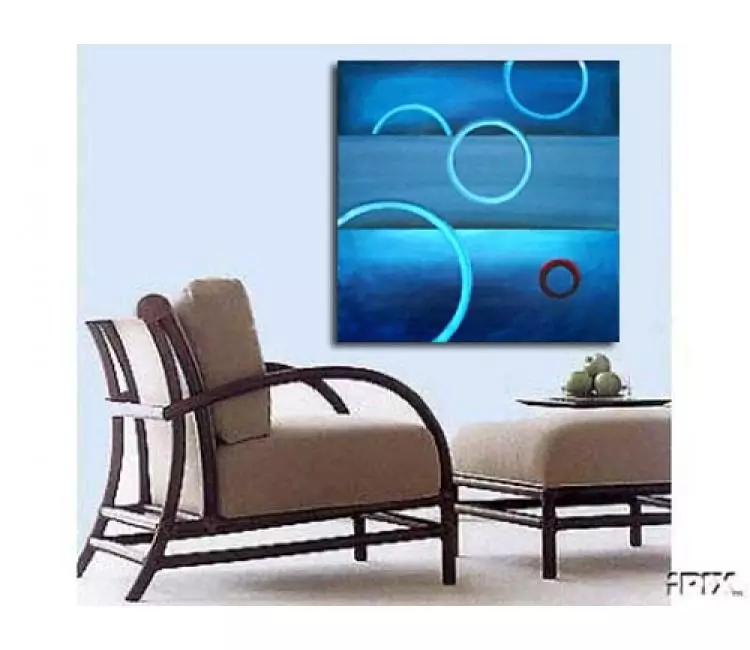 abstract painting - living room 5