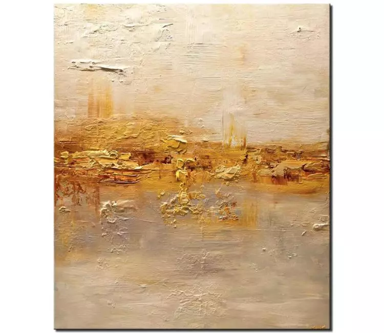 print on canvas - canvas print of gold cream textured modern art