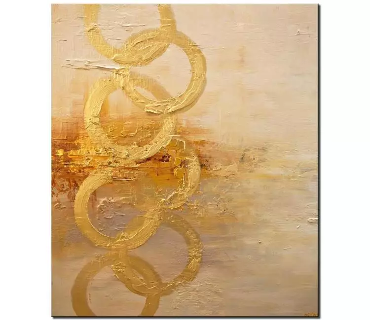 abstract painting - gold abstract painting on canvas minimalist original textured painting contemporary art living room wall art