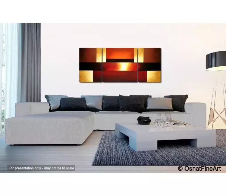 abstract painting - living room 3