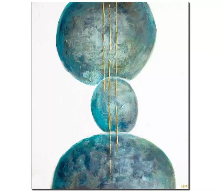 abstract painting - abstract Zen art on canvas modern spiritual art vertical balance art textured painting original minimalist art