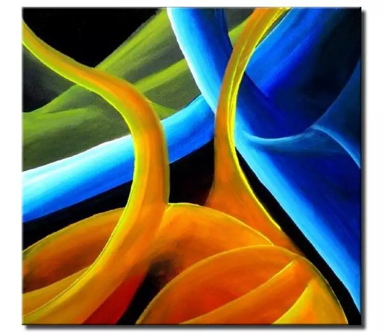 geometric painting - colorful abstract painting