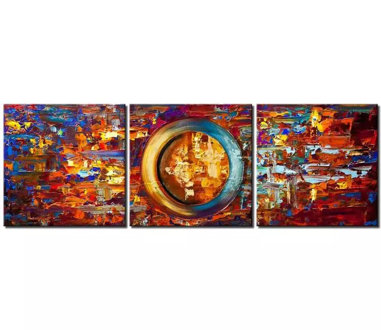 geometric painting - colorful geometric abstract painting large canvas modern beautiful abstract art